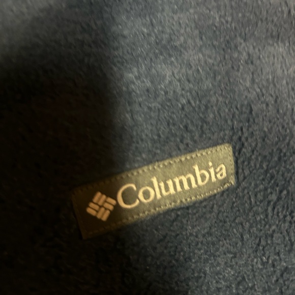 NWT Columbia Cathedral Peak Vest Men's Large Sleeveless Blue Mock Neck Polyester - Picture 3 of 6